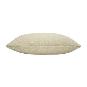 Fleece Square Large Filled Cushion - Ivory