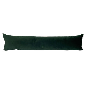 Soft Velvet Draught Excluder - Bottle Green