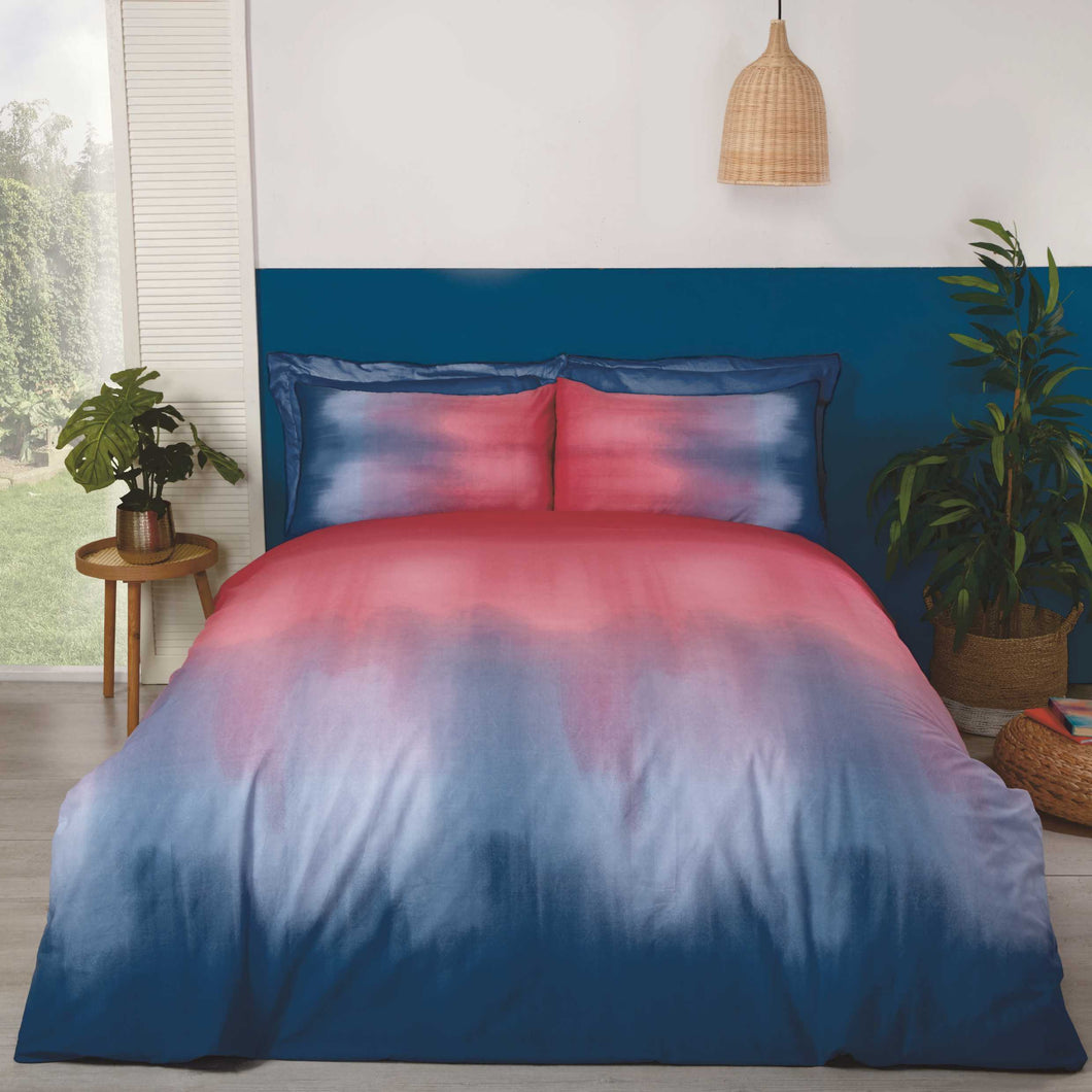 Ombre Red Duvet Set