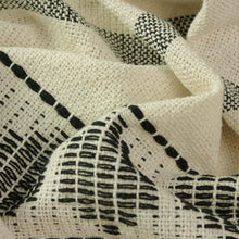 Load image into Gallery viewer, Pangea Black/Natural Woven Throw
