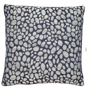 Pebbles Navy Cushion cover