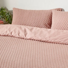 Load image into Gallery viewer, Single Polka Tuft Blush Cotton Duvet Cover - NO PILLOWCASE
