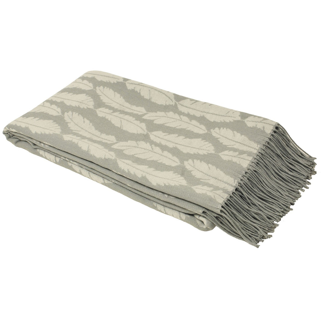 Plume Silver Throw