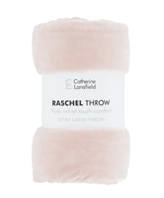 Load image into Gallery viewer, Extra Large Raschel Super Soft Fleece Throw - Blush
