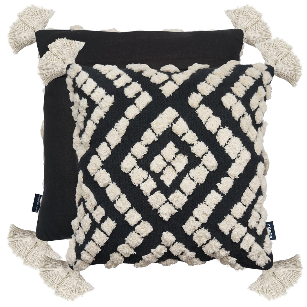 Belize Black Cushion Cover