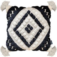 Load image into Gallery viewer, Pemba Black Cushion Cover
