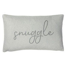 Load image into Gallery viewer, Snuggle Sheared Filled Bolster Cushion - Grey
