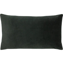 Load image into Gallery viewer, Charcoal Velvet Filled Bolster Cushion
