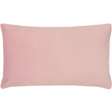 Load image into Gallery viewer, Powder Pink Velvet Filled Bolster Cushion
