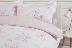 Sadie Blush Pink Eco Friendly Duvet Set