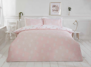 Sadie Blush Pink Eco Friendly Duvet Set