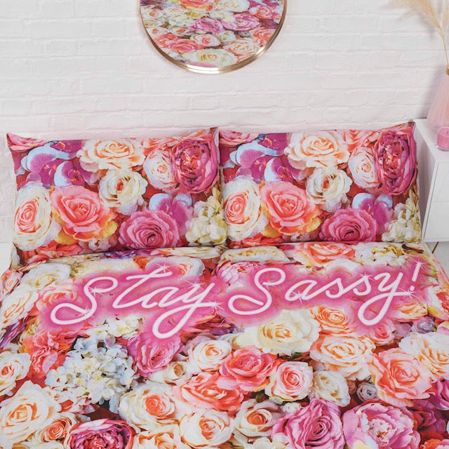 *Stay Sassy Duvet Set (KING)