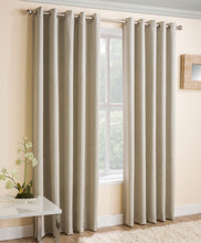 Load image into Gallery viewer, Vogue Cream Eyelet Curtains
