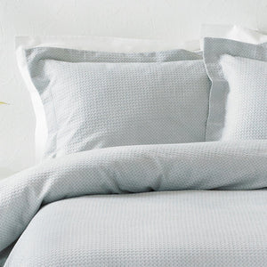 Waffle Silver Duvet Set