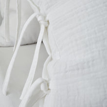 Load image into Gallery viewer, Afra White Cotton Muslin Duvet Set
