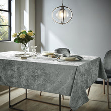 Load image into Gallery viewer, Crushed Velvet Table Linen Range - Silver
