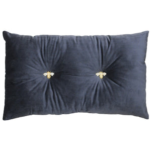 Bumble Bee Charcoal Cushion