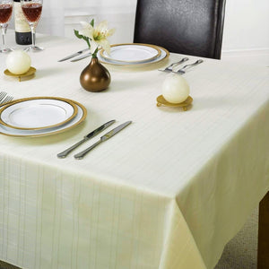 Chequers Cream Tablecloth