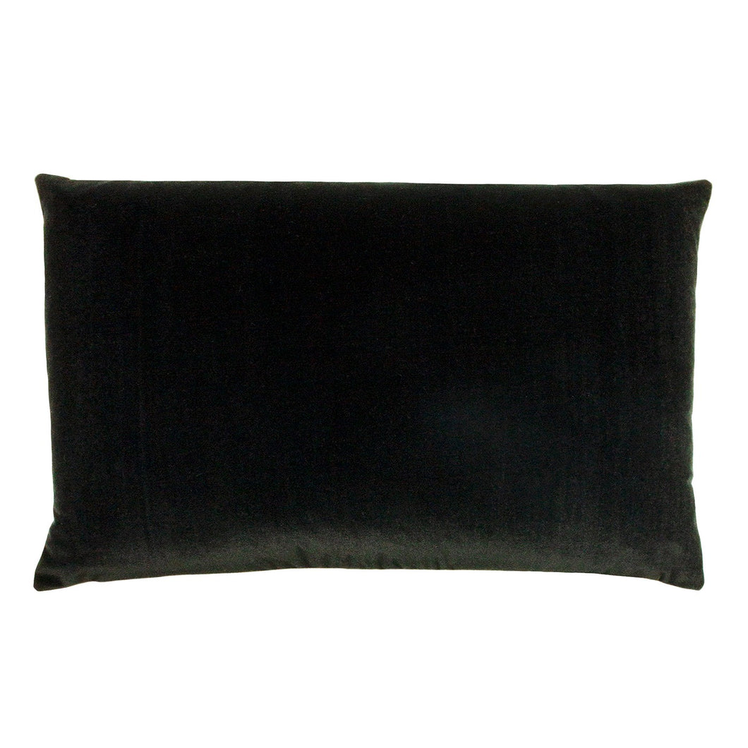 Contra Black Bolster Cushion Cover