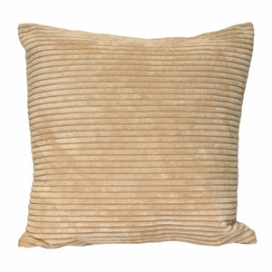Cord Beige Cushion Cover