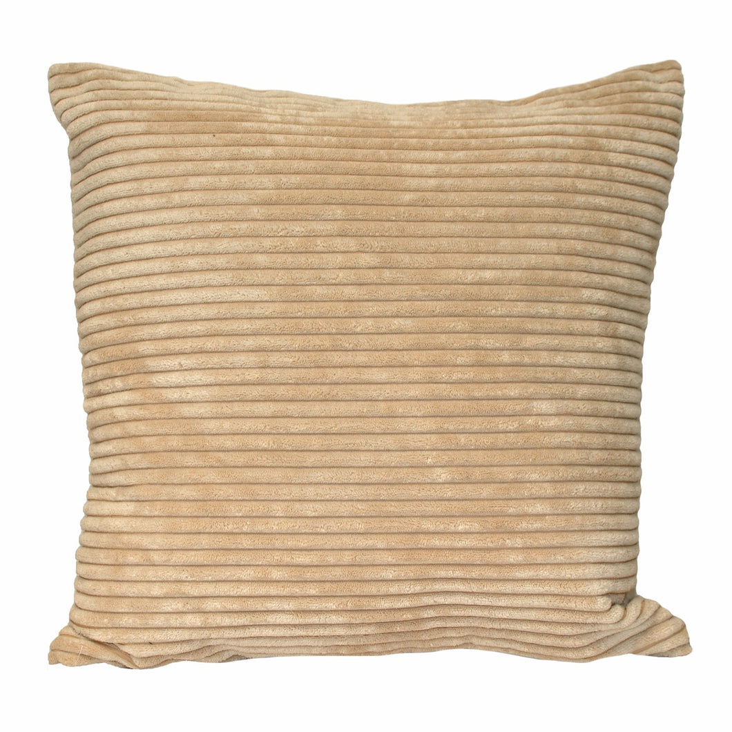 Cord Beige Cushion Cover