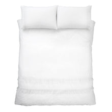 Load image into Gallery viewer, *Izmir Tassel White Duvet Set (DOUBLE AND SUPER KING)
