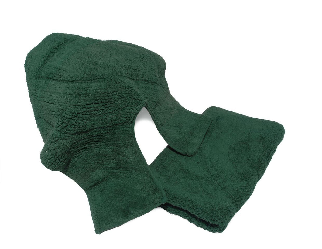 Forest Green 2 Piece Cotton Bath Set