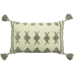 Esme Grey Bolster Cushion Cover