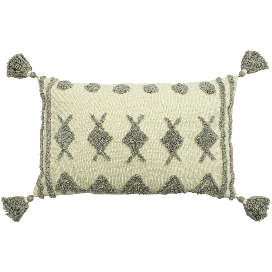 Esme Grey Bolster Cushion Cover