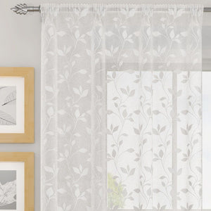 Evie White Slot Top Voile Panel
