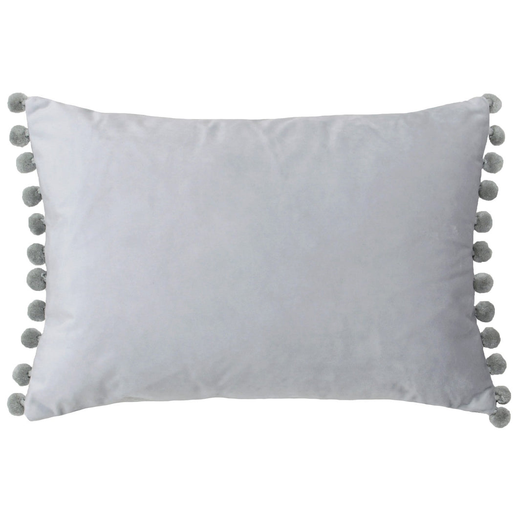 Fiesta Dove/Silver Bolster Cushion Cover