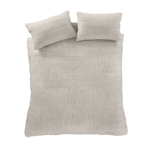 Load image into Gallery viewer, Seersucker Duvet Set - Natural
