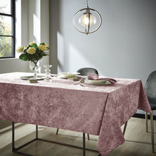 Load image into Gallery viewer, Crushed Velvet Table Linen Range - Blush Pink
