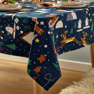 Santa's Christmas Wonderland Table Linen Range