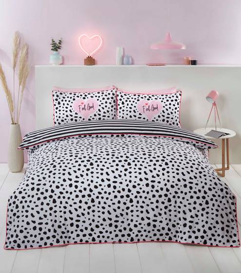 Dalmatian Black/White Duvet Set