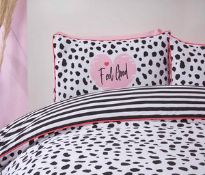 Dalmatian Black/White Duvet Set