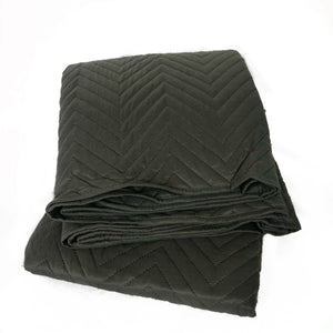Quilted Bed Throw - Slate Grey