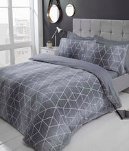 Load image into Gallery viewer, *Calvin Grey Duvet Set (DOUBLE)
