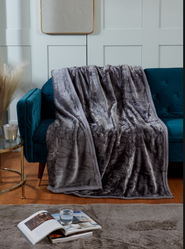 Faux mink deals blanket