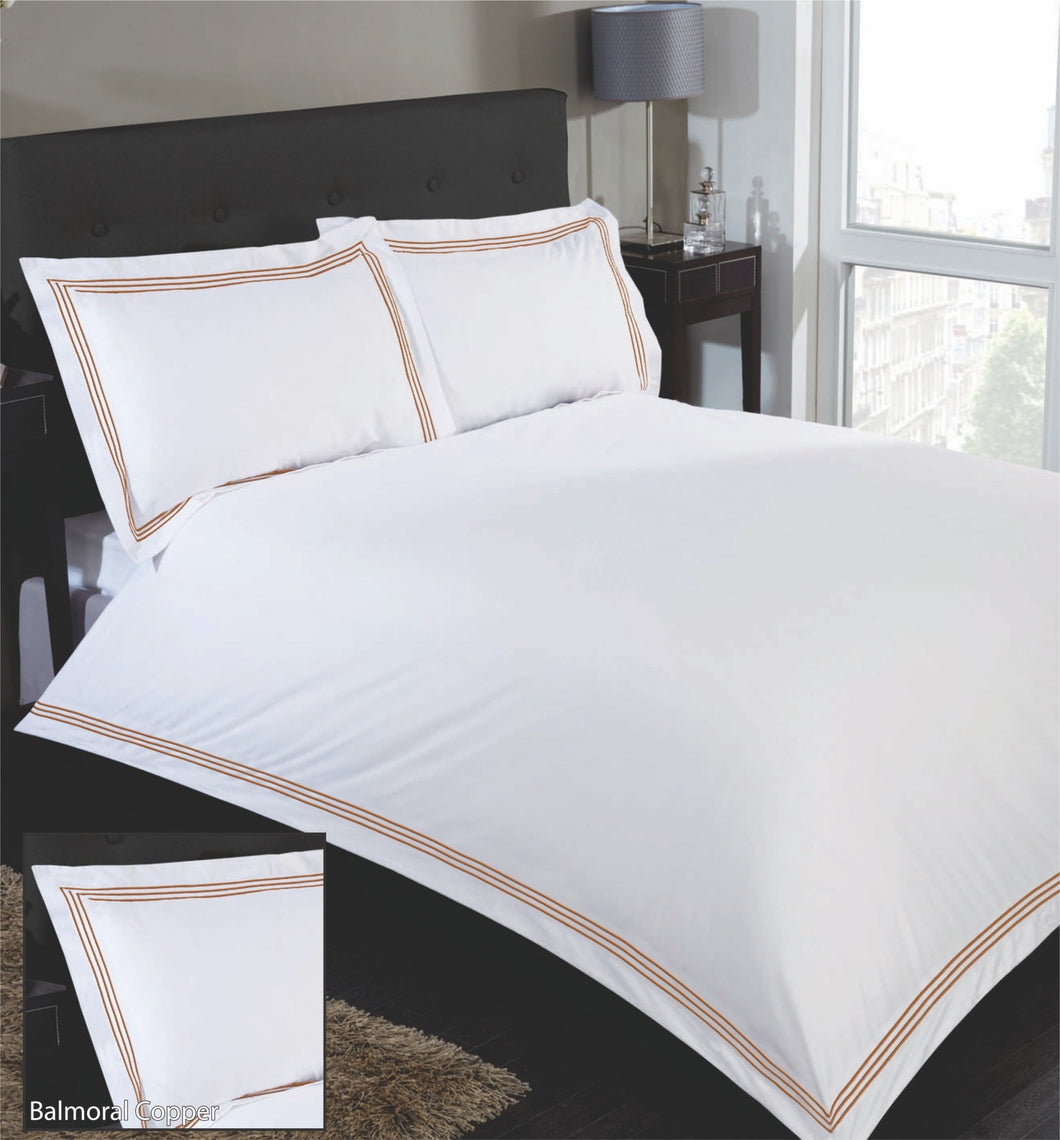 *Balmoral Copper Duvet Set - KING