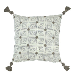 Chia Grey/Natural Large Cushion Cover