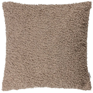 Textured Boucle Cushion - Taupe