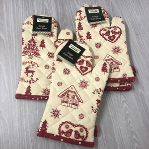 Festive Single Oven Glove