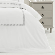 Load image into Gallery viewer, Cleopatra Silver Premium Duvet Set
