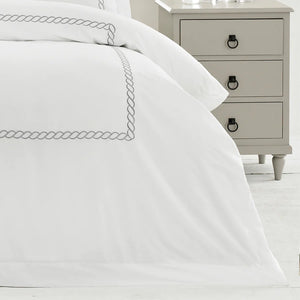 Cleopatra Silver Premium Duvet Set