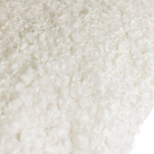 Textured Boucle Cushion - Ecru