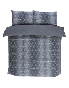 *Calvin Grey Duvet Set (DOUBLE)
