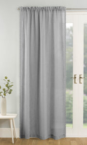Pom Pom Grey Slot Top Panel