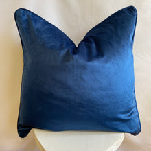 Load image into Gallery viewer, French velvet Royal Blue Cushion Cover
