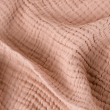 Load image into Gallery viewer, Lark Blush Crinkle Cotton Throw

